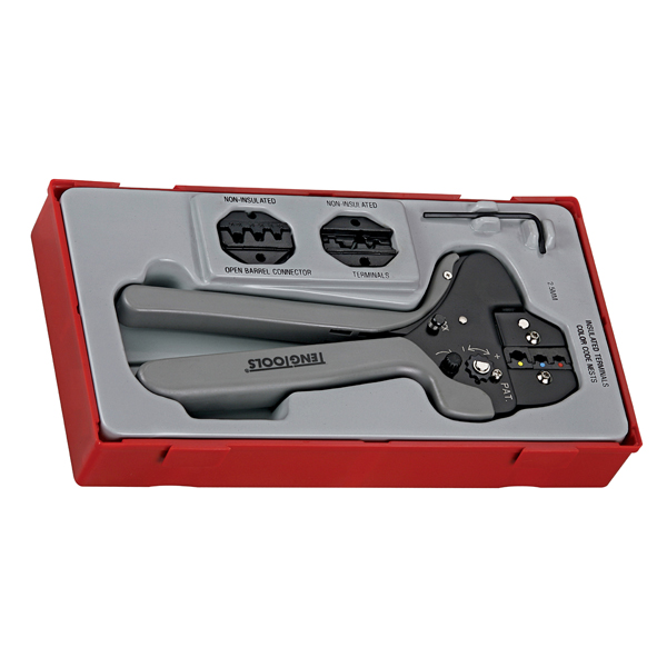 4pc Ratchet Crimping Tool Set - TC-Tray